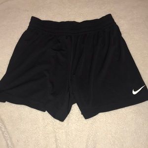 Nike black running shorts
